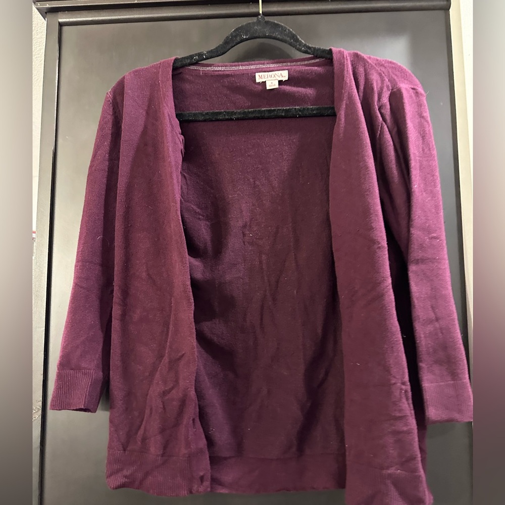 Merona Women's Deep Purple Cardigan